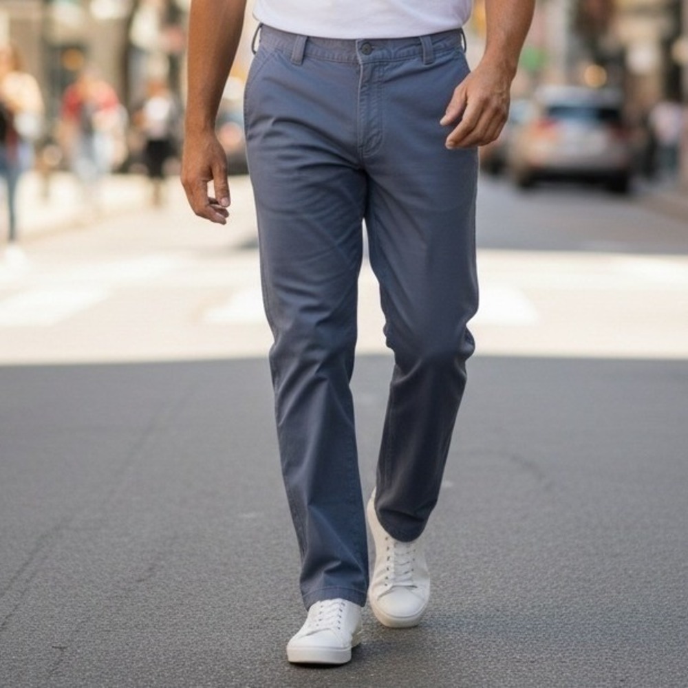 Carhartt Mens 38x32 Relaxed Fit Pants Grey #278V